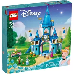 LEGO DISNEY PRINCESS ZAMEK KOPCIUSZKA I KSIĘCIA Z BAJKI FIGURKI 365EL 43206