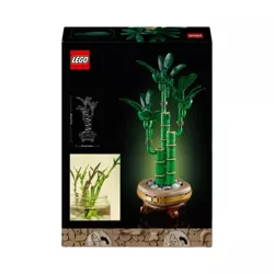 LEGO DRACENA SANDERA BOTANICALS BAMBUS + OZDOBA W KSZTAŁCIE SERCA + 2xTORBA