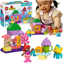 LEGO DUPLO ARIEL DISNEY STOISKO KAWOWE ARIELKI I FLORKA DUŻE KLOCKI 10420