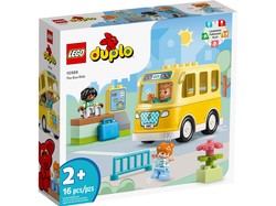 LEGO DUPLO AUTOBUS SZKOLNY PRZEJAŻDŻKA SAMOCHÓD KLOCKI 10988 OTWIERANY DACH