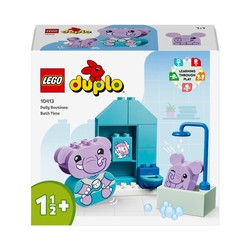 LEGO DUPLO CODZIENNE CZYNNOŚCI KĄPIEL SŁONIKA DUŻE KLOCKI 10413