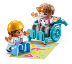 LEGO DUPLO DZIEŃ Z ŻYCIA W ŻŁOBKU PRZEDSZKOLE DUŻE KLOCKI 67 EL. 10992