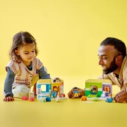 LEGO DUPLO DZIEŃ Z ŻYCIA W ŻŁOBKU PRZEDSZKOLE DUŻE KLOCKI 67 EL. 10992