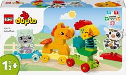 LEGO DUPLO POCIĄG ZE ZWIERZĄTKAMI KONIK OWIECZKA KRÓWKA DUŻE KLOCKI 10412