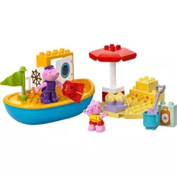 LEGO DUPLO ŚWINKA PEPPA REJS ŁODZIĄ DZIADEK STATEK DUŻE KLOCKI 10432