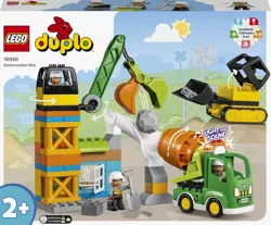 LEGO DUPLO TOWN BUDOWA MASZYNY BUDOWLANE BETONIARKA KOPARKA 10990