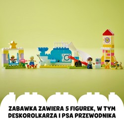 LEGO DUPLO WYMARZONY PLAC ZABAW KLOCKI EDUKACYJNE CYFERKI LITERKI 10991