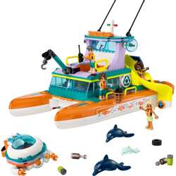 LEGO FRIENDS MORSKA ŁÓDŹ RATUNKOWA STATEK JACHT KATAMARAN OCEAN 41734