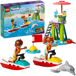 LEGO FRIENDS PLAŻA SKUTER WODNY DELFIN AKCESORIA FIGURKI 84 ELEMENTY 42623