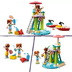 LEGO FRIENDS PLAŻA SKUTER WODNY DELFIN AKCESORIA FIGURKI 84 ELEMENTY 42623