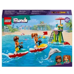 LEGO FRIENDS PLAŻA SKUTER WODNY DELFIN AKCESORIA FIGURKI 84 ELEMENTY 42623