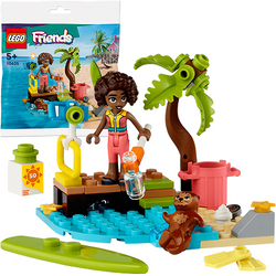 LEGO FRIENDS PRZYJACIELE SPRZĄTANIE PLAŻY WYSPA PALMA DESKA 30635 SASZETKA