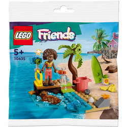 LEGO FRIENDS PRZYJACIELE SPRZĄTANIE PLAŻY WYSPA PALMA DESKA 30635 SASZETKA