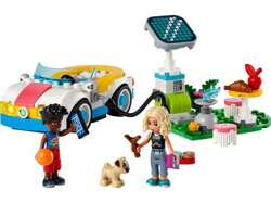 LEGO FRIENDS SAMOCHÓD ELEKTRYCZNY I STACJA ŁADUJĄCA AKCESORIA FIGURKI 42609