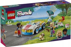 LEGO FRIENDS SAMOCHÓD ELEKTRYCZNY I STACJA ŁADUJĄCA AKCESORIA FIGURKI 42609