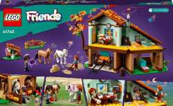 LEGO FRIENDS SKAJNIA Z KOŃMI AUTUMN BRYCZKA PRZESZKODY 41735