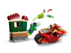 LEGO MARVEL IRON MAN Z MOTOCYKLEM I HULK AVENGERS TONY STARK 68 EL. 76287