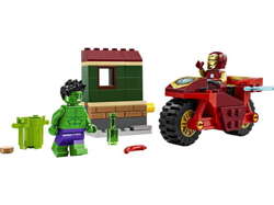 LEGO MARVEL IRON MAN Z MOTOCYKLEM I HULK AVENGERS TONY STARK 68 EL. 76287