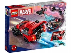 LEGO MARVEL SPIDERMAN MILES MORALES KONTRA MORBIUS SAMOCHÓD FIGURKI 76244