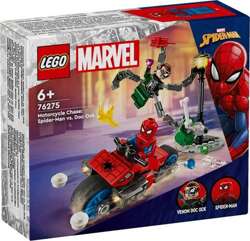 LEGO MARVEL SPIDERMAN POŚCIG NA MOTOCYKLU DOCK OCK I VENOM 76275