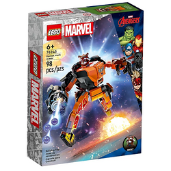 LEGO MARVEL SUPER HEROS AVENGERS MECHANICZNA ZBROJA ROCKET'A ROBOT 76243