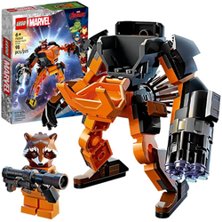 LEGO MARVEL SUPER HEROS AVENGERS MECHANICZNA ZBROJA ROCKET'A ROBOT 76243