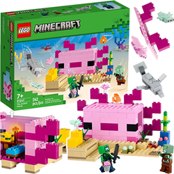 LEGO MINECRAFT DOM AKSOLOTLA RYBKI MORSKA PRZYGODA KLOCKI 242 EL. 21247