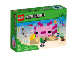 LEGO MINECRAFT DOM AKSOLOTLA RYBKI MORSKA PRZYGODA KLOCKI 242 EL. 21247