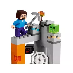 LEGO MINECRAFT OPUSZCZONA KOPALNIA FIGURKI STEVE ZOMBIE 248 ELEMENTÓW 21166