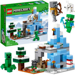 LEGO MINECRAFT OŚNIEŻONE SZCZYTY CREEPER FROZEN PEAKS FIGURKI KLOCKI 21243