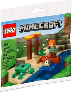 LEGO MINECRAFT PLAŻA ŻÓŁWI SASZETKA 46 EL. 30432