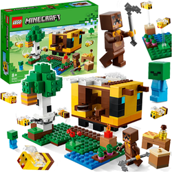 LEGO MINECRAFT PSZCZELI UL DOMEK NIEDŹWIADEK ZOBMIE KLOCKI 21241