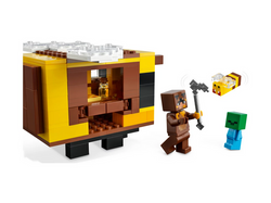 LEGO MINECRAFT PSZCZELI UL DOMEK NIEDŹWIADEK ZOBMIE KLOCKI 21241