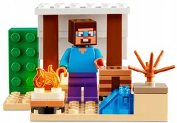 LEGO MINECRAFT PUSTYNNA WYPRAWA STEVE'A FIGURKI LATAJĄCY FANTOM 75EL. 21251