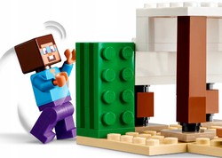 LEGO MINECRAFT PUSTYNNA WYPRAWA STEVE'A FIGURKI LATAJĄCY FANTOM 75EL. 21251