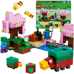 LEGO MINECRAFT WIŚNIOWY OGRÓD FIGURKI PSZCZOŁY DRZEWA 304 ELEMENTY 21260