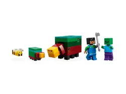 LEGO MINECRAFT WIŚNIOWY OGRÓD FIGURKI PSZCZOŁY DRZEWA 304 ELEMENTY 21260