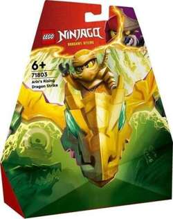 LEGO NINJAGO ATAK POWSTAJĄCEGO SMOKA ARINA ŻÓŁTY SMOK FIGURKA 71803 KLOCKI 