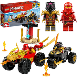 LEGO NINJAGO KAI I RAS W POJEDYNKU SAMOCHÓD MOTOCYKL FIGURKI 103 EL. 71789