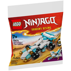 LEGO NINJAGO SMOCZA MOC ZANE'A WYŚCIGÓWKA ODRZUTOWIEC 2w1 SASZETKA 30674