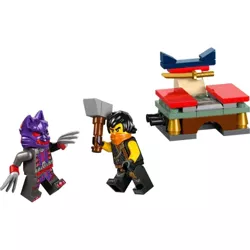 LEGO NINJAGO TURNIEJOWY TEREN SZKOLENIOWY COLE WOJOWNIK SASZETKA 30675