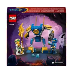 LEGO NINJAGO ZESTAW BITEWNY Z MECHEM JAYA FIGURKI 78 ELEMENTÓW 71805