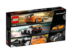 LEGO SPEED CHAMPIONS MCLAREN SOLUS GT F1 LM  SAMOCHODY WYŚCIGOWE 76918