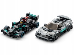 LEGO SPEED CHAMPIONS SAMOCHÓD MERCEDES AMG 2 AUTA FIGURKI 564 EL. 76909