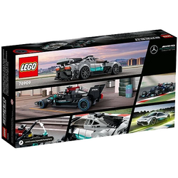 LEGO SPEED CHAMPIONS SAMOCHÓD MERCEDES AMG 2 AUTA FIGURKI 564 EL. 76909