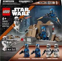 LEGO STAR WARS GWIEZDNE WOJNY ZASADZKA NA MANDALORZE FIGURKI 109 EL. 75373