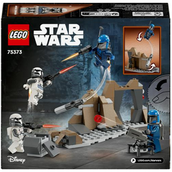 LEGO STAR WARS GWIEZDNE WOJNY ZASADZKA NA MANDALORZE FIGURKI 109 EL. 75373