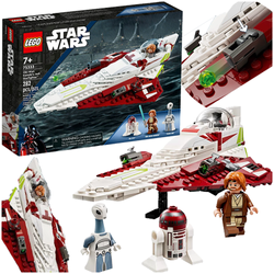 LEGO STAR WARS MYŚLIWIEC JEDI OBI-WANA KENOBIEGO GWIEZDNE WOJNY 282EL 75333