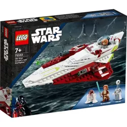 LEGO STAR WARS MYŚLIWIEC JEDI OBI-WANA KENOBIEGO GWIEZDNE WOJNY 282EL 75333