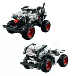 LEGO TECHNIC 2W1 MONSTER JAM MONSTER MUTT SAMOCHÓD Z NAPĘDEM 42150